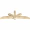 Ekena Millwork Alberta Rough Sawn Timber Gable Bracket, Douglas Fir, 96"W x 36"H x 6"D x 6"F, 9/12 Pitch GBW096X36X0606ALB00RDF - alternate 3